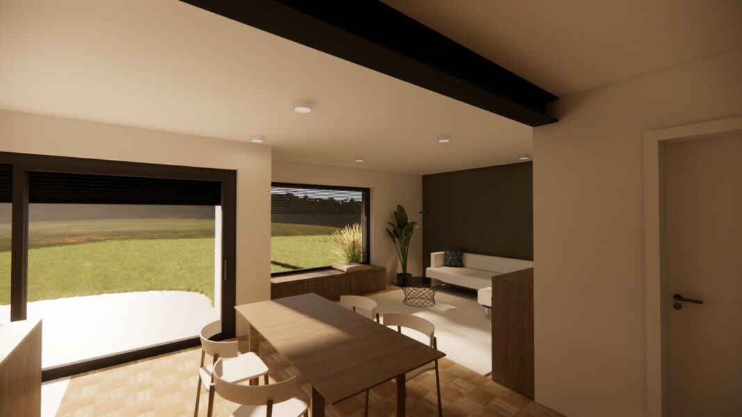 Rendering Nietzschestraße in Leverkusen
