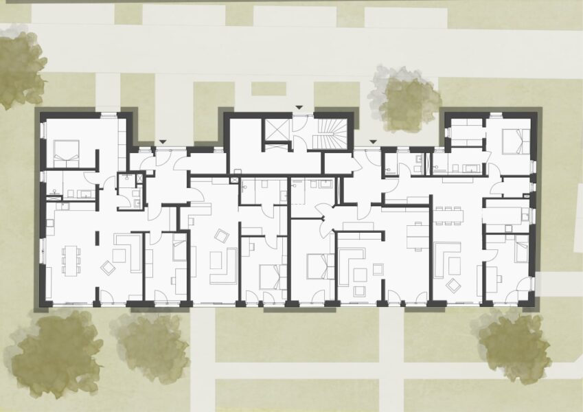 Gut Blee, Grundriss EG