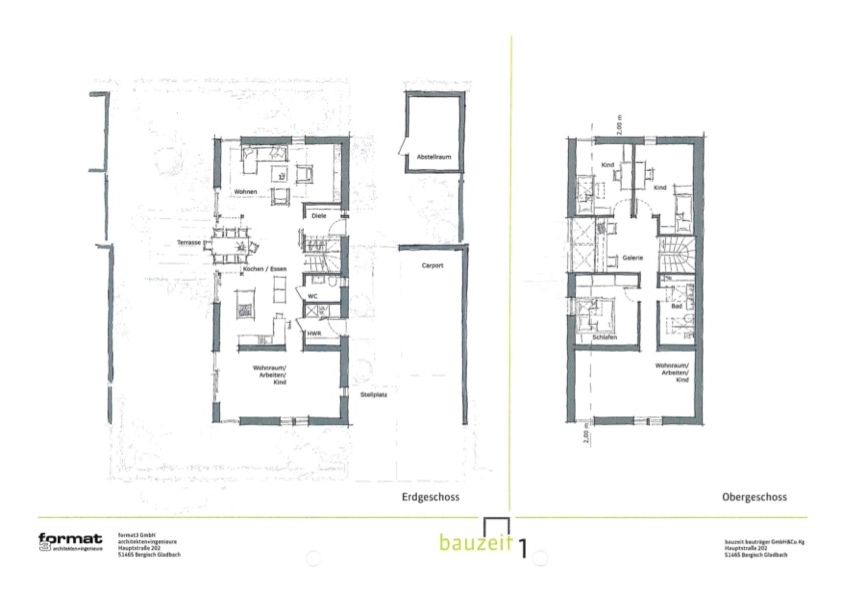 Projektentwicklung für ein nachbarschaftlich orientiertes Mehrgenerationenwohnen in Leverkusen Hitdorf, format3 gmbh, Grundrissskizze