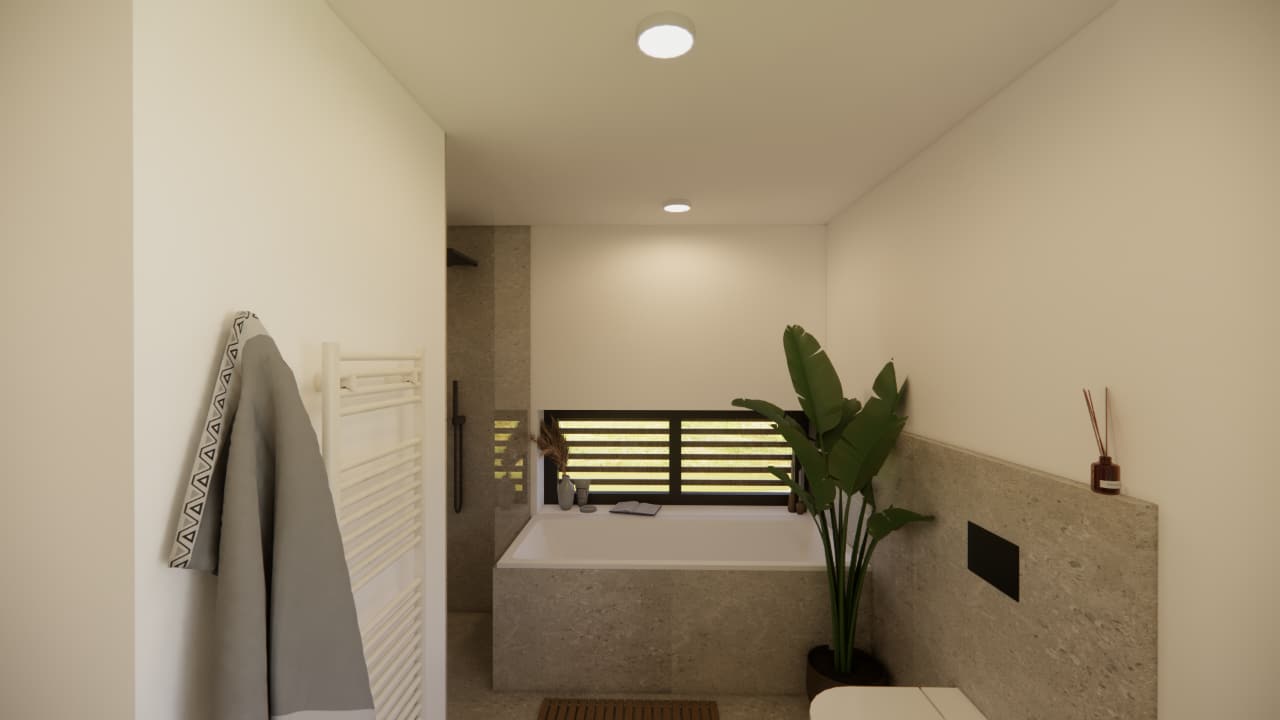 Rendering, Neubau Einfamilienhaus in Leverkusen, format3 architekten+ingenieure