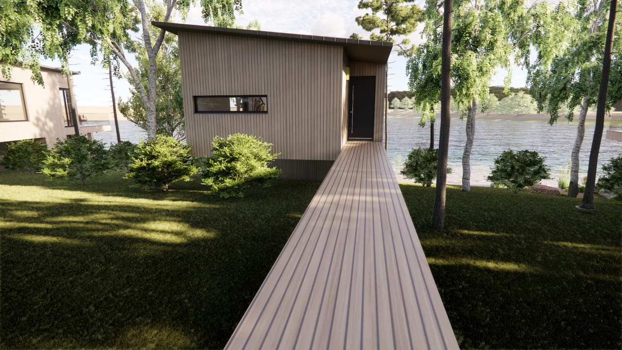 Projektentwicklung format3 GmbH, Bernsteinsee Gifhorn, Weg zum Haus