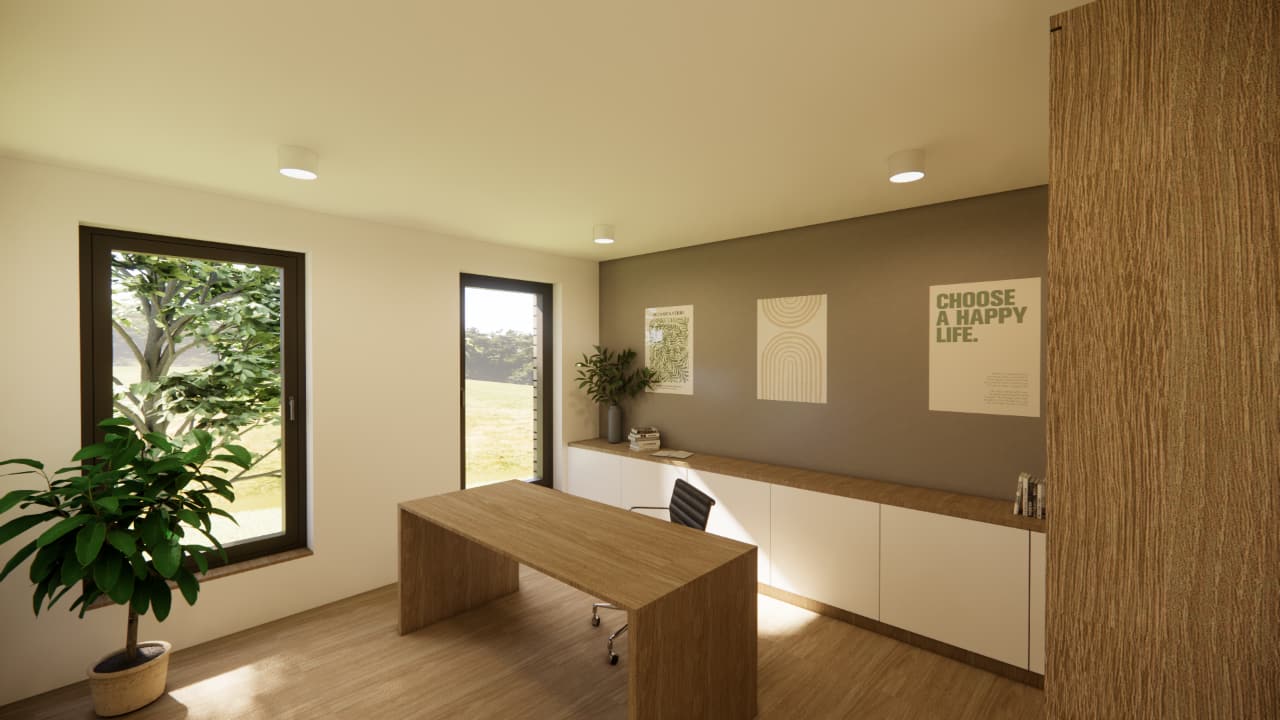 Rendering, Neubau Einfamilienhaus in Leverkusen, format3 architekten+ingenieure