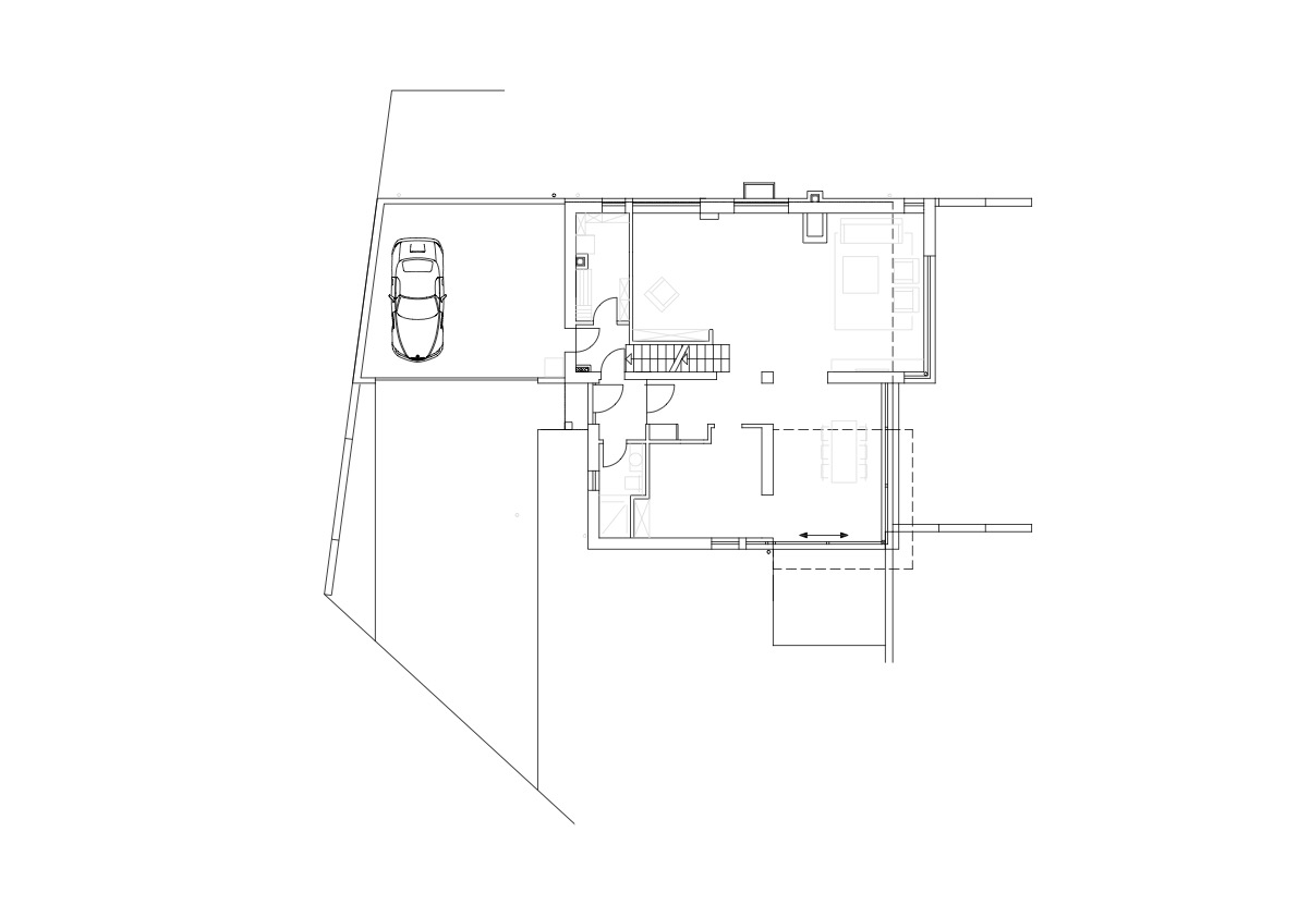 Grundriss Erdgeschoss, EFH Odenthal, format3