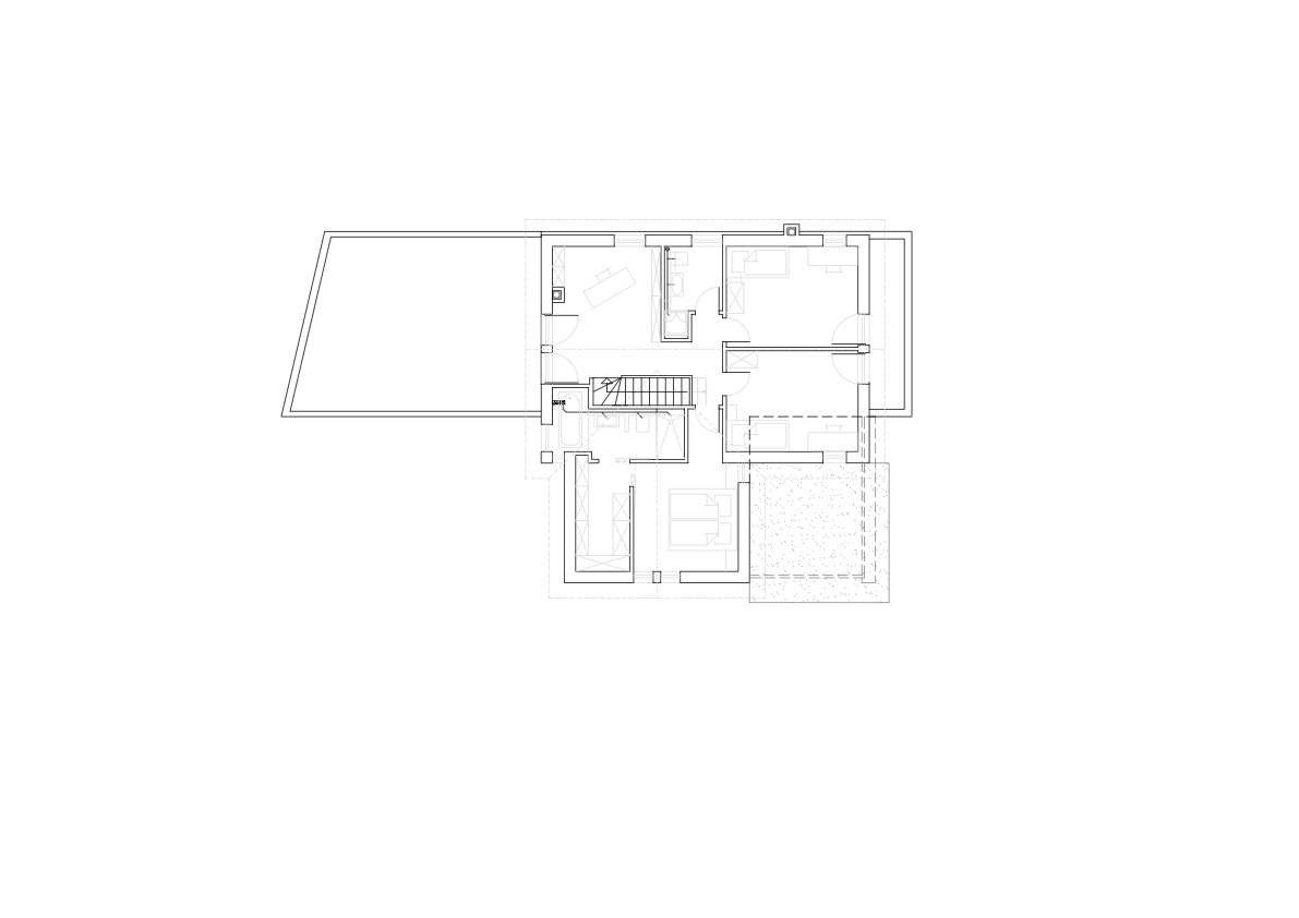 Grundriss Obergeschoss, EFH Odenthal, format3