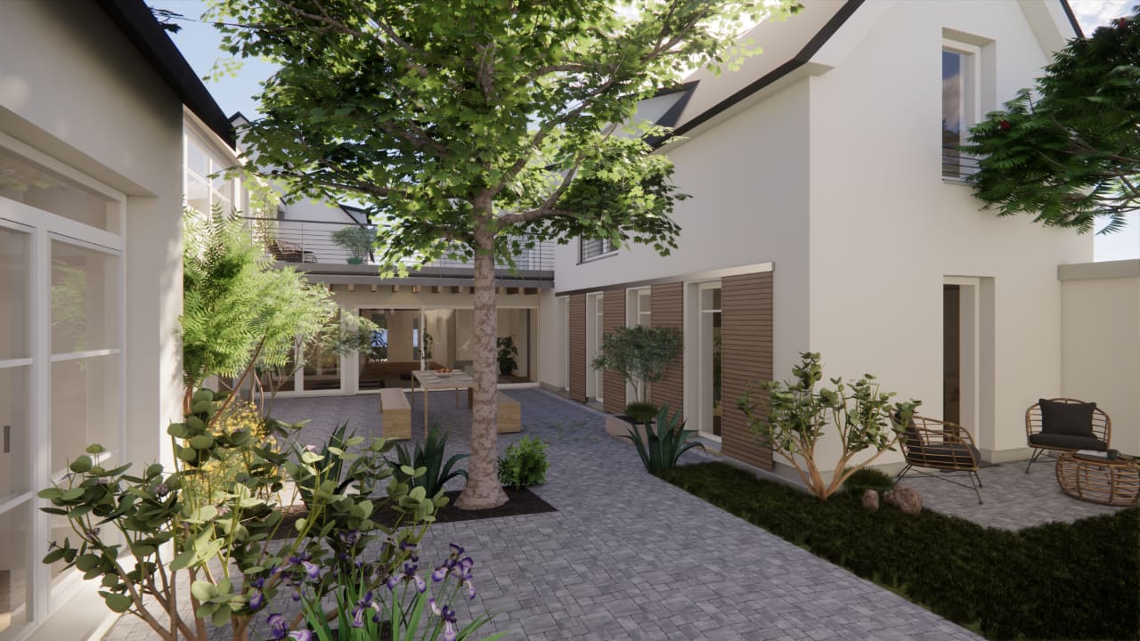 format3 Projektentwicklung: Neubau von acht modular erweiterbaren Wohngebäuden in Leverkusen Hitdorf.