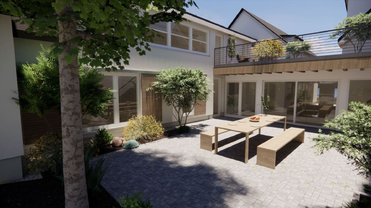 format3 Projektentwicklung: Neubau von acht modular erweiterbaren Wohngebäuden in Leverkusen Hitdorf.