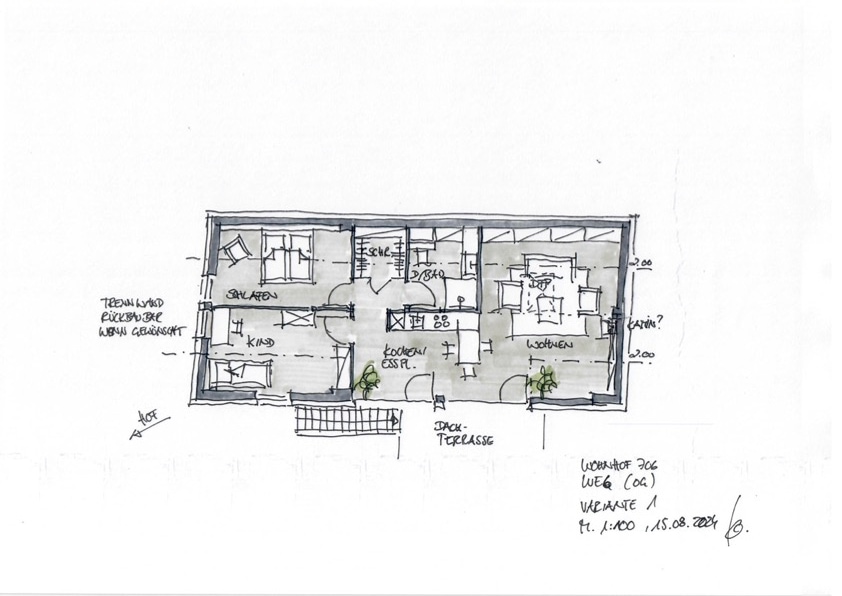 format3 Projektentwicklung: Neubau von acht modular erweiterbaren Wohngebäuden in Leverkusen Hitdorf.
