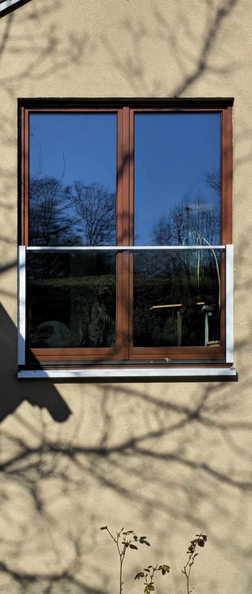 Büroanbau nach Fertigstellung